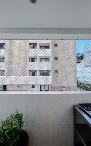 Apartamento para alugar com 65m², 1 quarto e 1 vagaVaranda da sala