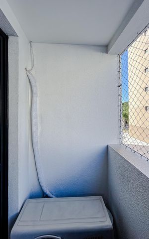 Apartamento para alugar com 65m², 1 quarto e 1 vagaVaranda da sala