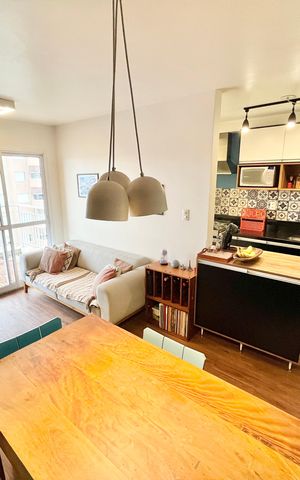Apartamento à venda com 50m², 2 quartos e 1 vaga Apartamento à venda com 50m², 2 quartos e 1 vagaSala