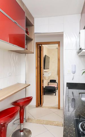 Apartamento à venda com 48m², 2 quartos e 1 vagaCozinha