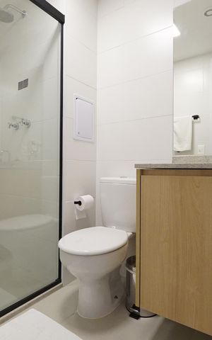 Studio para alugar com 26m², 1 quarto e sem vagaBanheiro