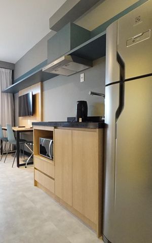 Studio para alugar com 26m², 1 quarto e sem vagaCozinha