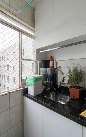 Apartamento para alugar com 53m², 2 quartos e 1 vagaArea de Serviço 