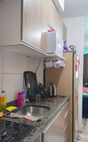 Apartamento à venda com 44m², 2 quartos e 1 vagaCozinha