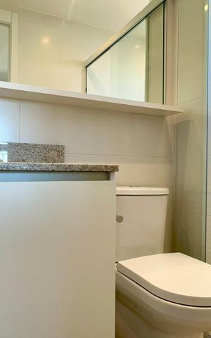 Apartamento para alugar com 58m², 2 quartos e sem vaga Apartamento para alugar com 58m², 2 quartos e sem vagaBanheiro da Suíte