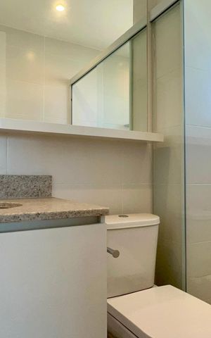 Apartamento para alugar com 58m², 2 quartos e sem vaga Apartamento para alugar com 58m², 2 quartos e sem vagaBanheiro da Suíte