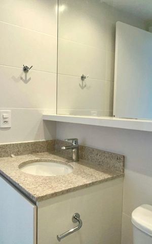 Apartamento para alugar com 58m², 2 quartos e sem vaga Apartamento para alugar com 58m², 2 quartos e sem vagaBanheiro