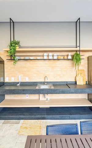 Apartamento para alugar com 50m², 1 quarto e 1 vagaChurrasqueira