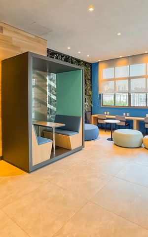 Apartamento para alugar com 50m², 1 quarto e 1 vagaCoworking e Mercado 24 Horas