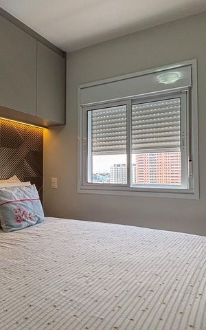 Apartamento à venda com 44m², 2 quartos e 1 vagaQuarto