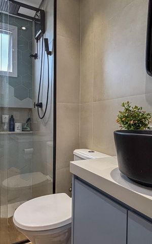 Apartamento à venda com 44m², 2 quartos e 1 vagaBanheiro