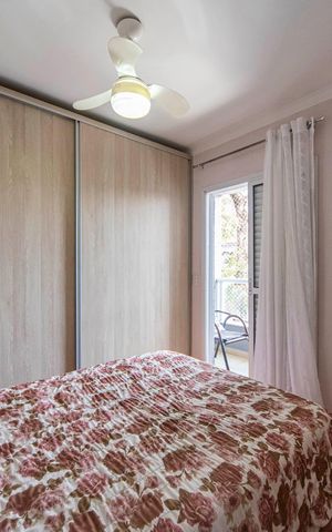 Apartamento à venda com 54m², 2 quartos e 1 vagaQuarto 2