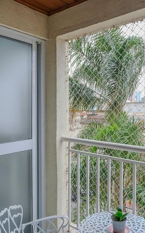Apartamento à venda com 61m², 2 quartos e 2 vagasVaranda gourmet