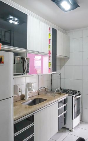 Apartamento à venda com 61m², 2 quartos e 2 vagasCozinha