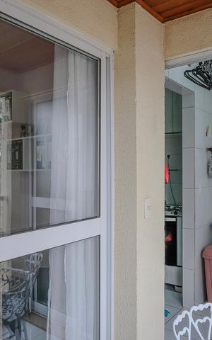 Apartamento à venda com 61m², 2 quartos e 2 vagasVaranda gourmet