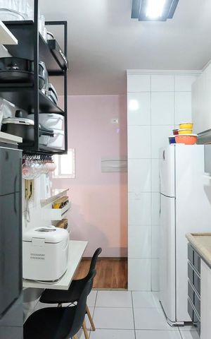 Apartamento à venda com 61m², 2 quartos e 2 vagasCozinha