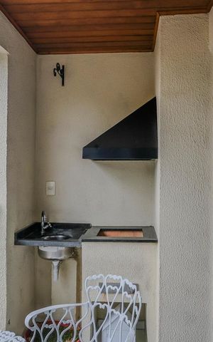 Apartamento à venda com 61m², 2 quartos e 2 vagasVaranda gourmet
