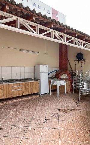 Apartamento à venda com 61m², 2 quartos e 2 vagasChurrasqueira