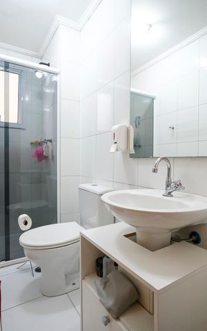 Apartamento à venda com 61m², 2 quartos e 2 vagasBanheiro