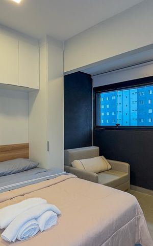 Studio à venda com 25m², 1 quarto e sem vaga Studio à venda com 25m², 1 quarto e sem vagaStudio