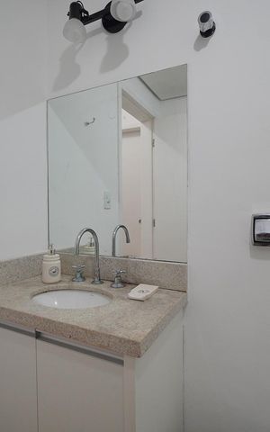 Apartamento para alugar com 82m², 2 quartos e 1 vagaBanheiro Social