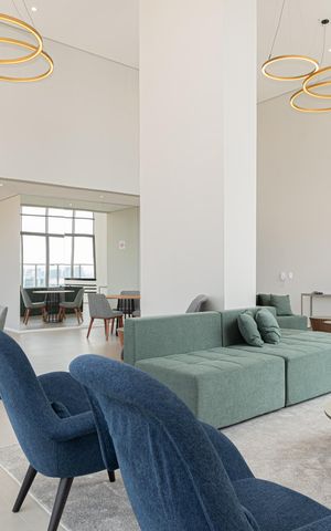 Apartamento para alugar com 37m², 1 quarto e 1 vaga Apartamento para alugar com 37m², 1 quarto e 1 vagaÁrea comum - Salão de festas