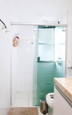 Apartamento à venda com 85m², 3 quartos e 2 vagasBanheiro da Suíte