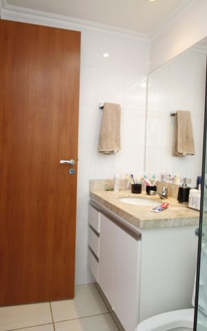 Apartamento à venda com 85m², 3 quartos e 2 vagasBanheiro Social