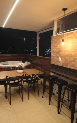 Apartamento à venda com 125m², 2 quartos e 2 vagasCobertura /Area gourmet