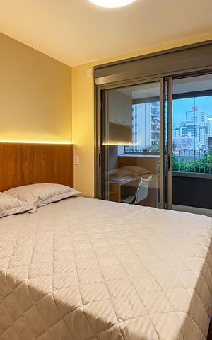 Apartamento à venda com 25m², 1 quarto e sem vaga
