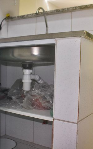 Studio para alugar com 18m², 1 quarto e sem vaga Studio para alugar com 18m², 1 quarto e sem vagaCozinha - Armários