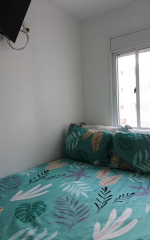 Apartamento para alugar com 32m², 1 quarto e 1 vagaQuarto