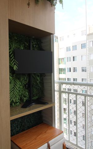 Apartamento para alugar com 32m², 1 quarto e 1 vagaVaranda