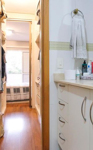 Apartamento à venda com 95m², 3 quartos e 1 vagaBanheiro da suíte