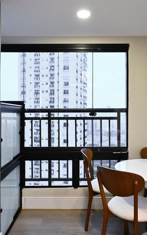 Apartamento para alugar com 40m², 1 quarto e 1 vagaVaranda