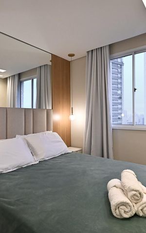 Apartamento para alugar com 40m², 1 quarto e 1 vagaQuarto 2