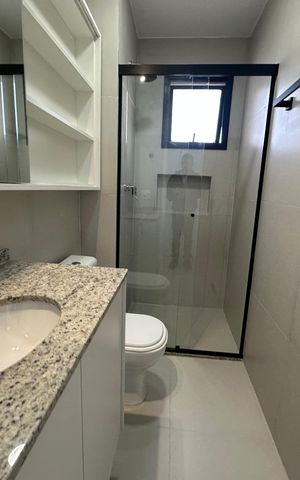 Apartamento para alugar com 64m², 2 quartos e 1 vaga Apartamento para alugar com 64m², 2 quartos e 1 vagaBanheiro da Suíte