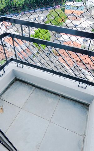 Apartamento à venda com 82m², 3 quartos e 1 vagaVaranda do Quarto 2