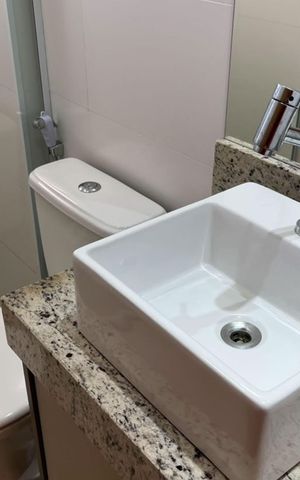Apartamento para alugar com 46m², 1 quarto e 1 vaga Apartamento para alugar com 46m², 1 quarto e 1 vagaBanheiro