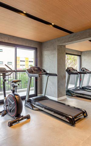 Studio para alugar com 39m², 1 quarto e sem vaga Studio para alugar com 39m², 1 quarto e sem vagaAcademia