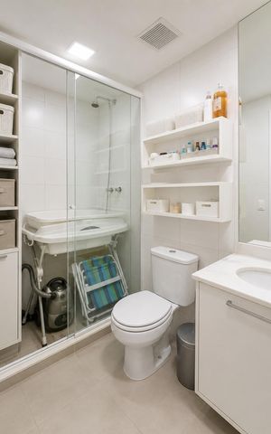 Apartamento à venda com 60m², 2 quartos e 1 vaga Apartamento à venda com 60m², 2 quartos e 1 vagaBanheiro