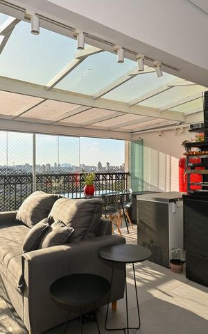 Apartamento à venda com 110m², 3 quartos e 2 vagasVaranda