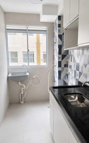 Apartamento para alugar com 46m², 1 quarto e 1 vaga
