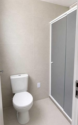 Apartamento para alugar com 46m², 1 quarto e 1 vaga Apartamento para alugar com 46m², 1 quarto e 1 vagaBanheiro
