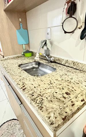 Apartamento à venda com 36m², 2 quartos e sem vaga Apartamento à venda com 36m², 2 quartos e sem vagaSala/Cozinha