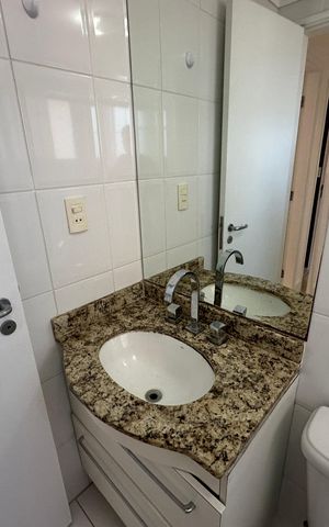 Apartamento à venda com 94m², 3 quartos e 2 vagas Apartamento à venda com 94m², 3 quartos e 2 vagasBanheiro