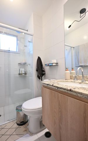 Apartamento à venda com 74m², 2 quartos e 2 vagasBanheiro