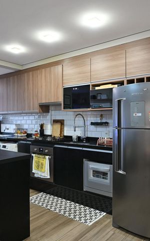 Apartamento à venda com 74m², 2 quartos e 2 vagasCozinha