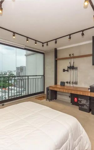 Apartamento à venda com 29m², 1 quarto e sem vagaSala/Quarto
