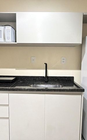 Studio para alugar com 26m², 1 quarto e sem vaga